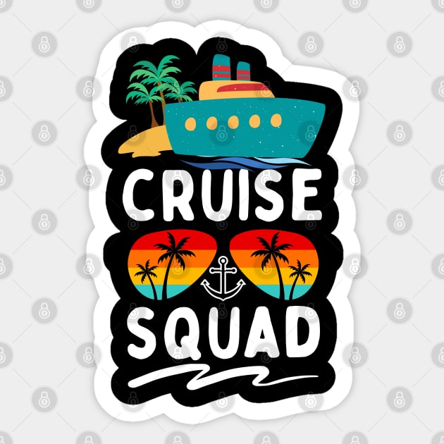 Cruise Squad Sticker by The WYLD Tribe